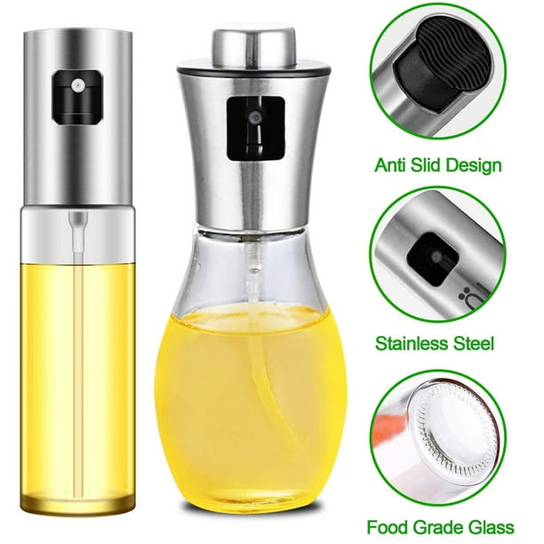 Details about   Sprayer Olive Oil Stainless Steel Vinegar Bottle Kitchen Tools 1 PCS